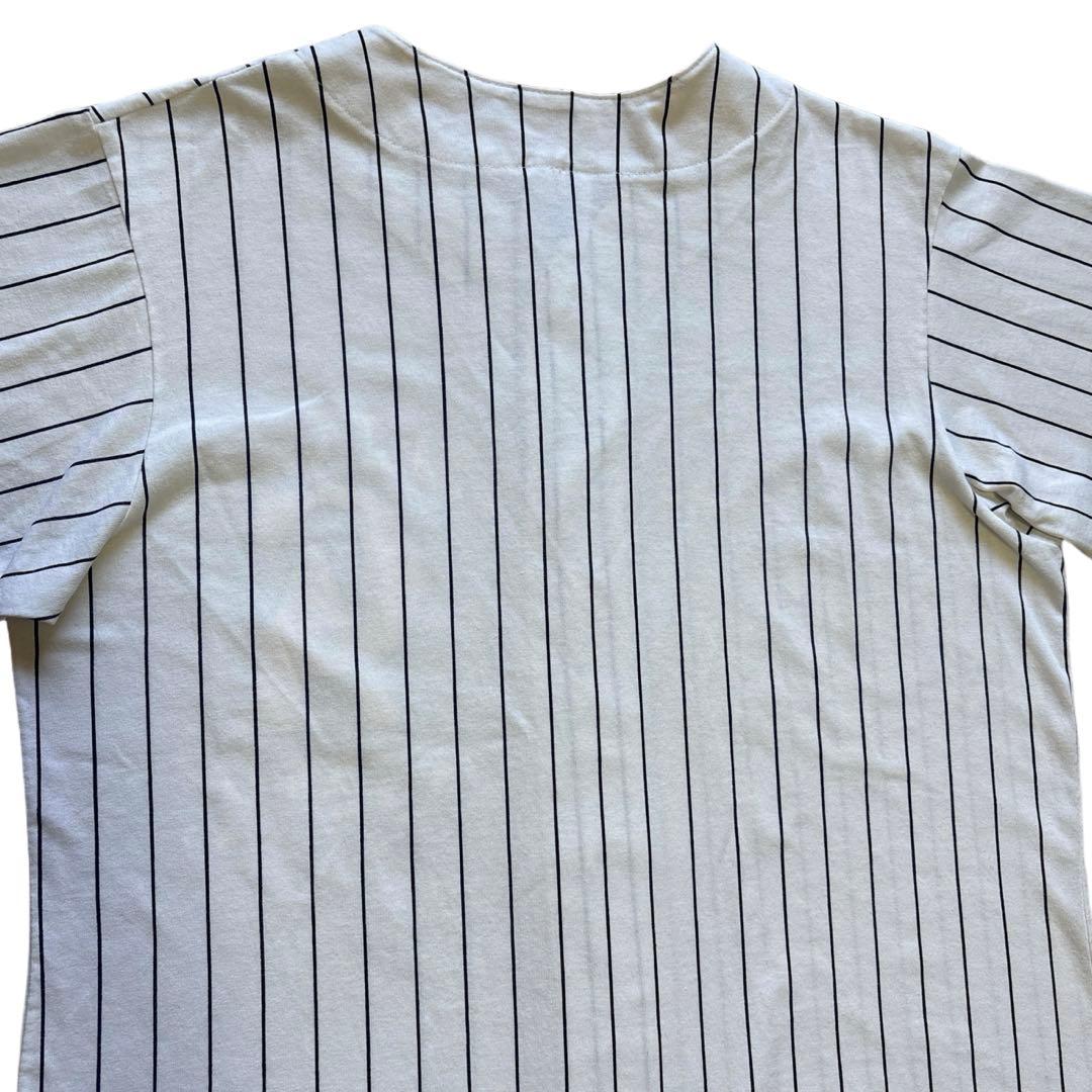 ユニフォーム ベースボール 野球 CA エンジェルス 縦縞 USA製 古着