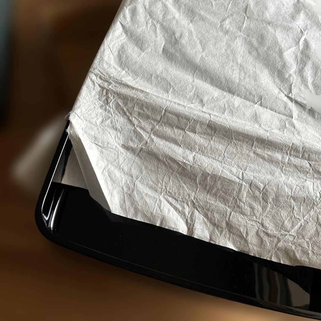 漆塗り黒盆 24500