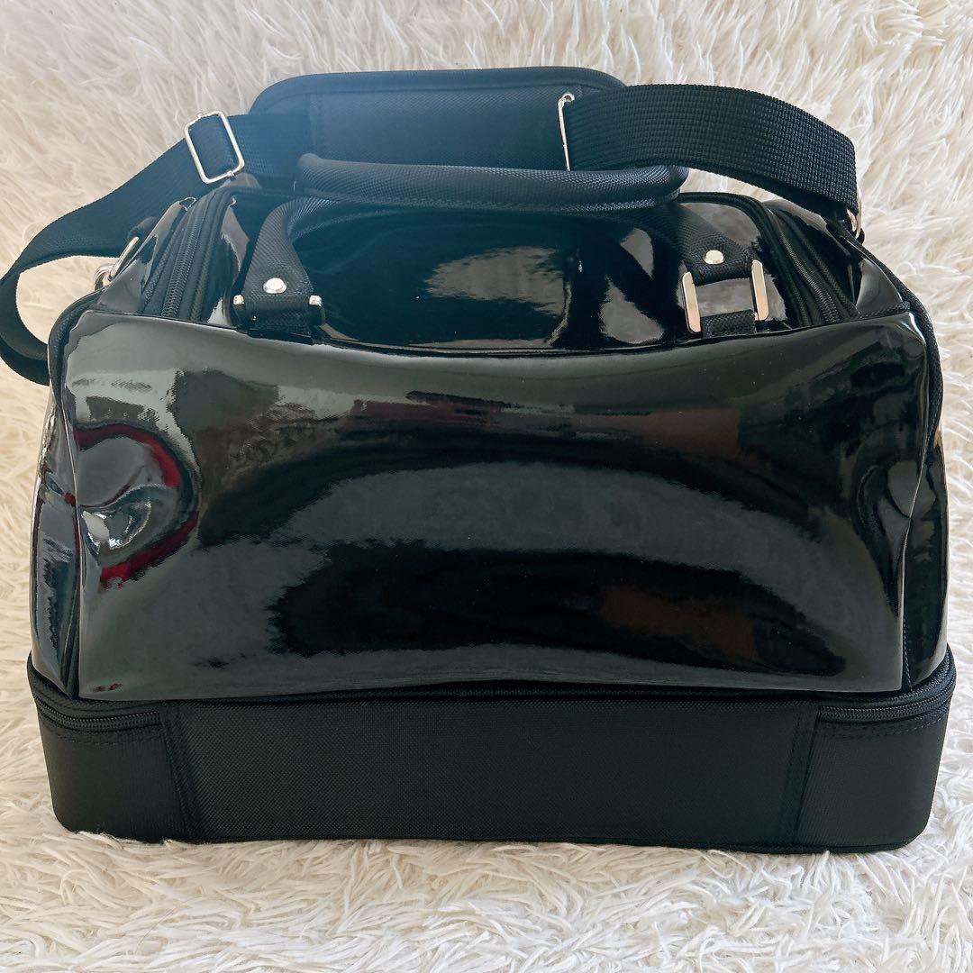 未使用に近い　Munsingwear ボストンバッグ エナメル 2way ゴルフ