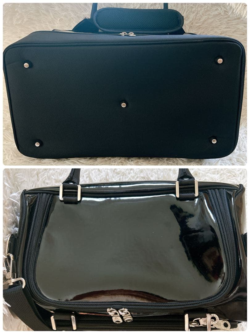 未使用に近い　Munsingwear ボストンバッグ エナメル 2way ゴルフ