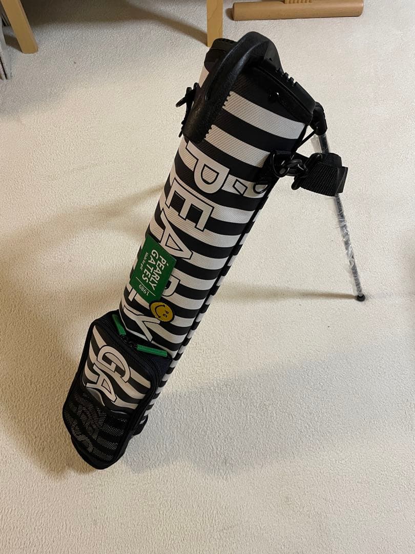 PEARLY GATES ストライプ　スタンドバッグ