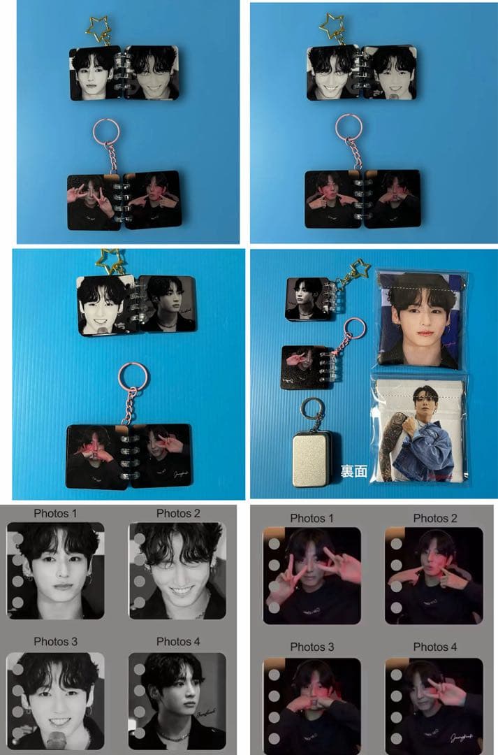 BTS Jungkook ブックマーク・カード・ロングステッカー・ましかくフォト