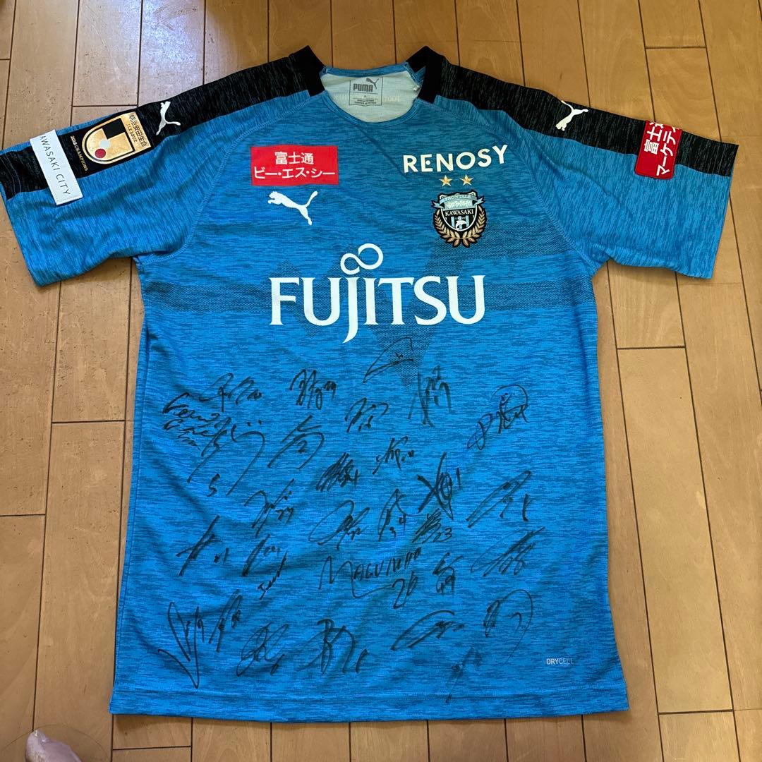 鉄*ク様 2018チャンピオンズ川崎フロンターレ 全サイン入りユニフォーム　サイ