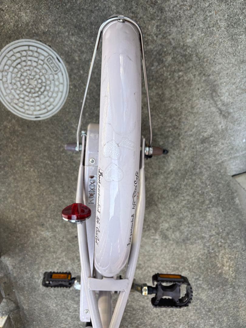 【受け取り限定】Coco Cafe 子供用自転車 ピンク　ブラウン　18インチ