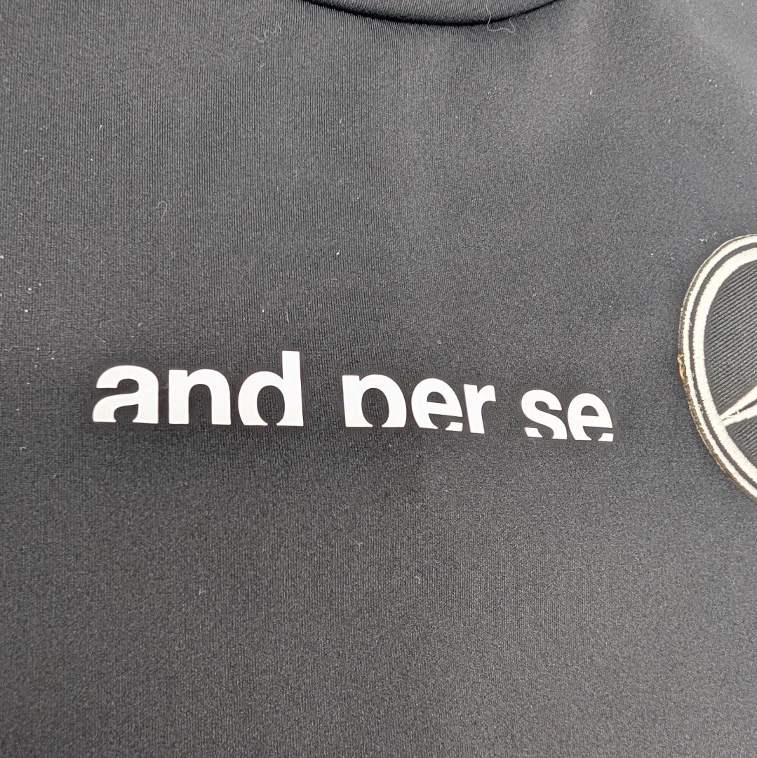 and per se アンパスィ メルセデス スウェット ワンピース Lサイズ