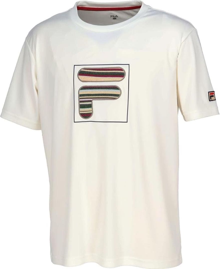 FILA フィラ テニスウェア 半袖Tシャツ VM5622ホワイト メンズM新品