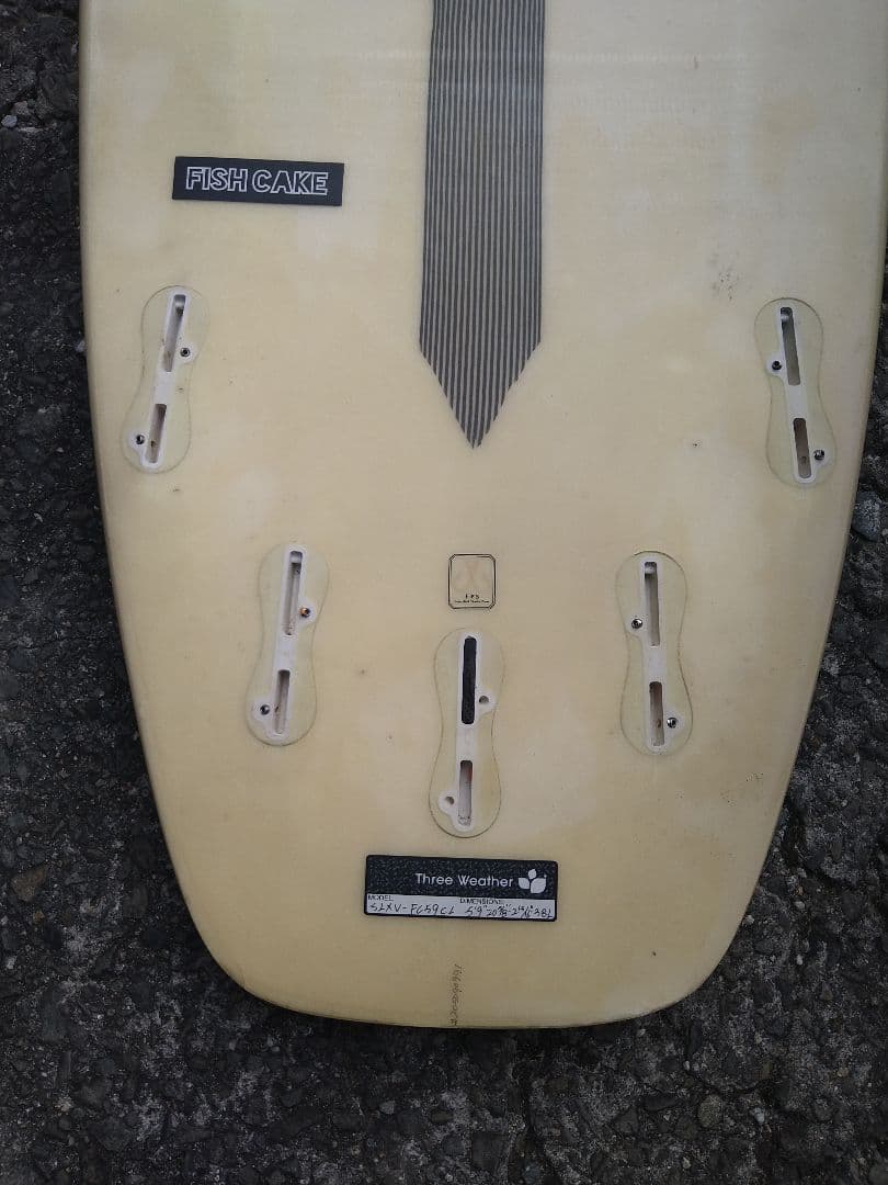 サーフボード　ミッドレングス　オーバル　ヒンソン　スリーウェザー　FCS2フィン