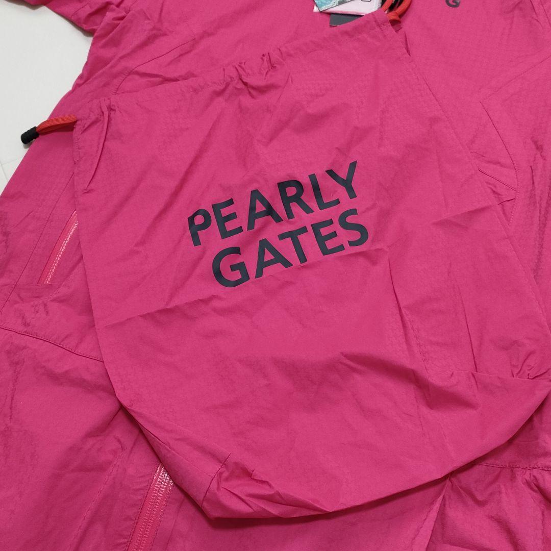 【新品タグ付】パーリーゲイツ　ゴルフ　2wayレインワンピース　袖脱着　ピンク0