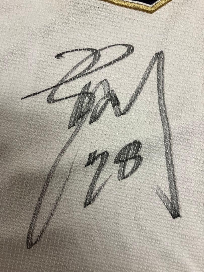 中嶋聡　実使用　支給　ユニフォーム　オリックスバファローズ　阪急ブレーブス