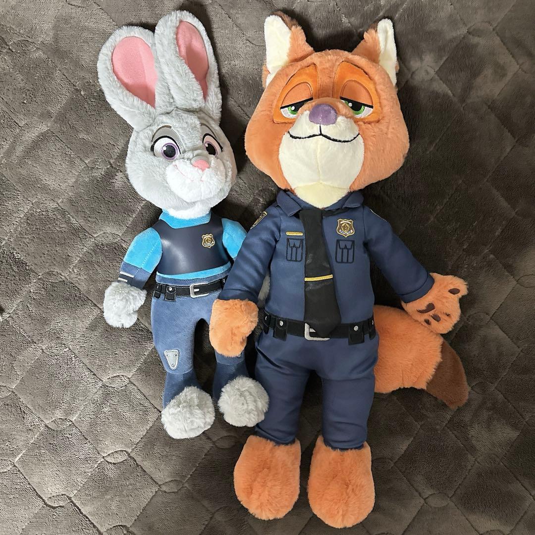 ズートピア ハッピーくじ ラストワン賞 BIGぬいぐるみ ニック ジュディ