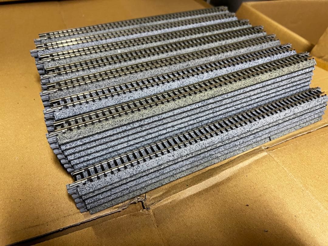 KATO 単線直線線路248mm 130本