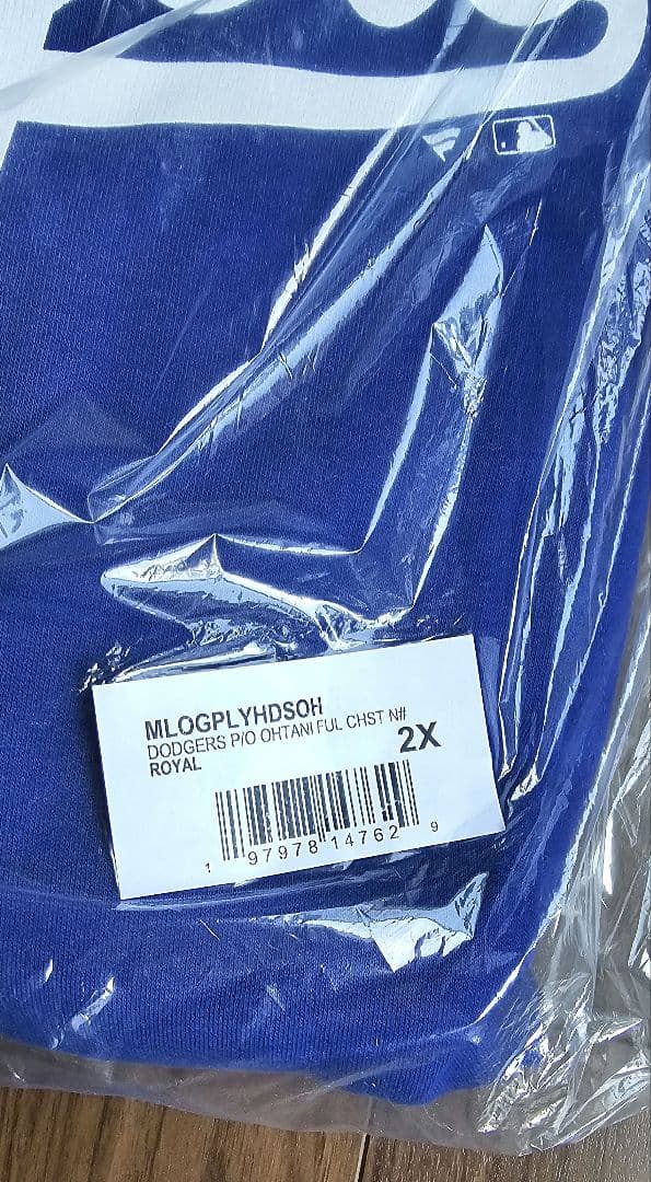 ドジャース 大谷翔平選手 オフィシャルライセンスパーカー ビッグサイズ