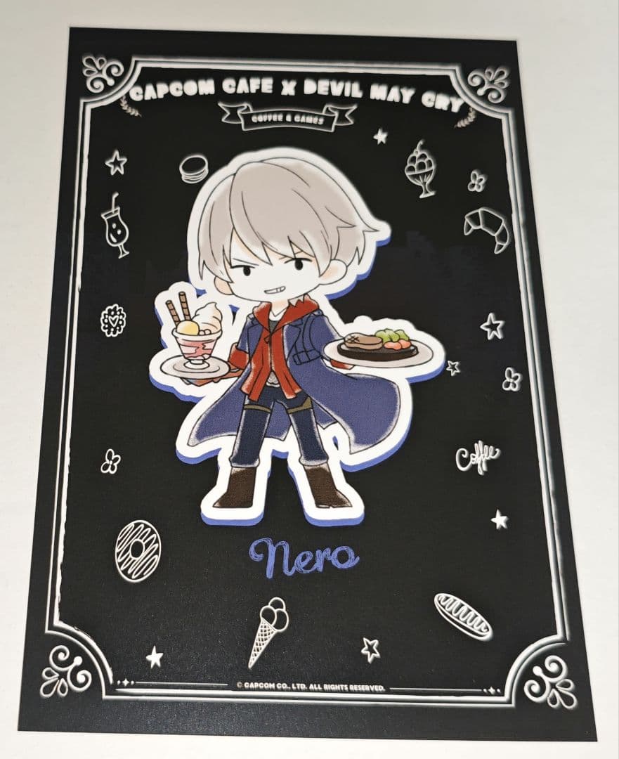 デビルメイクライ ネロ ブロマイド風ポストカード 特典 カプコンカフェ 7弾