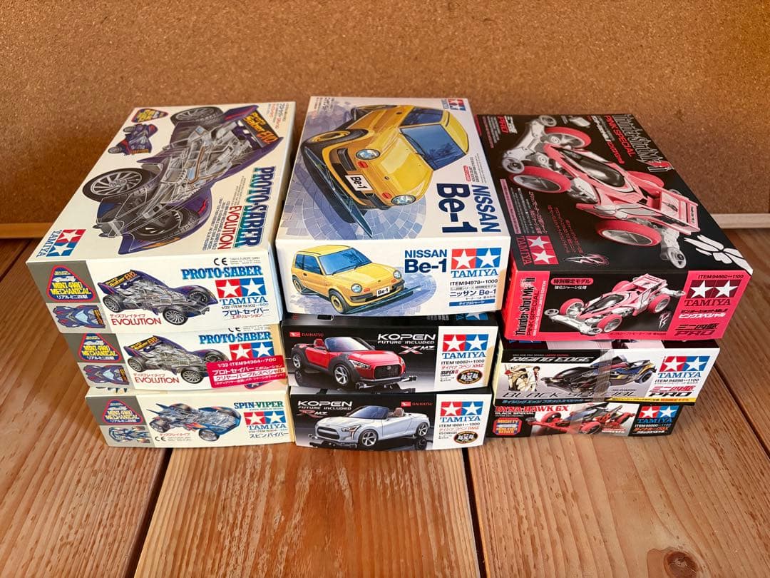 【未開封】TAMIYA ミニ四駆キット9台セット