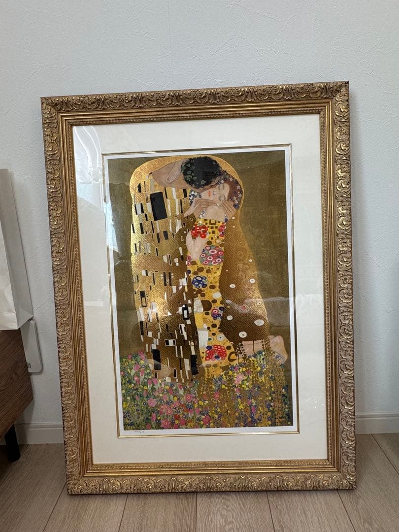 クリムト　グスタフ・クリムト　接吻 インテリア　絵画
