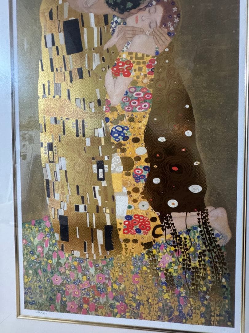クリムト　グスタフ・クリムト　接吻 インテリア　絵画