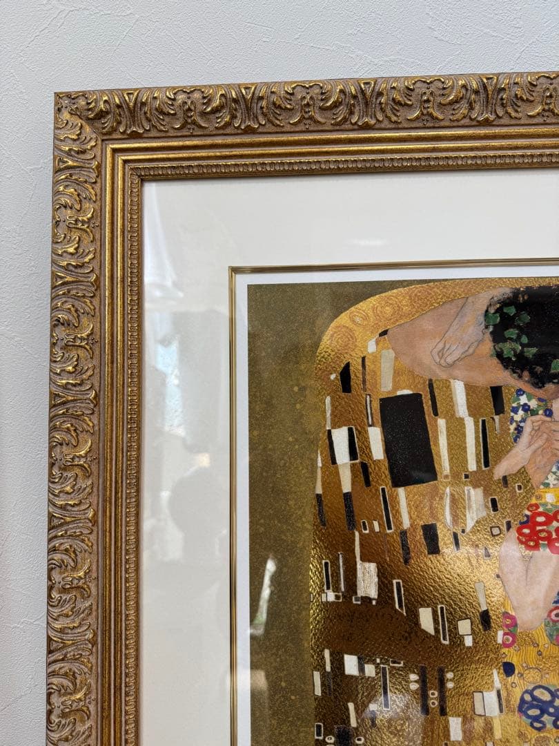 クリムト　グスタフ・クリムト　接吻 インテリア　絵画