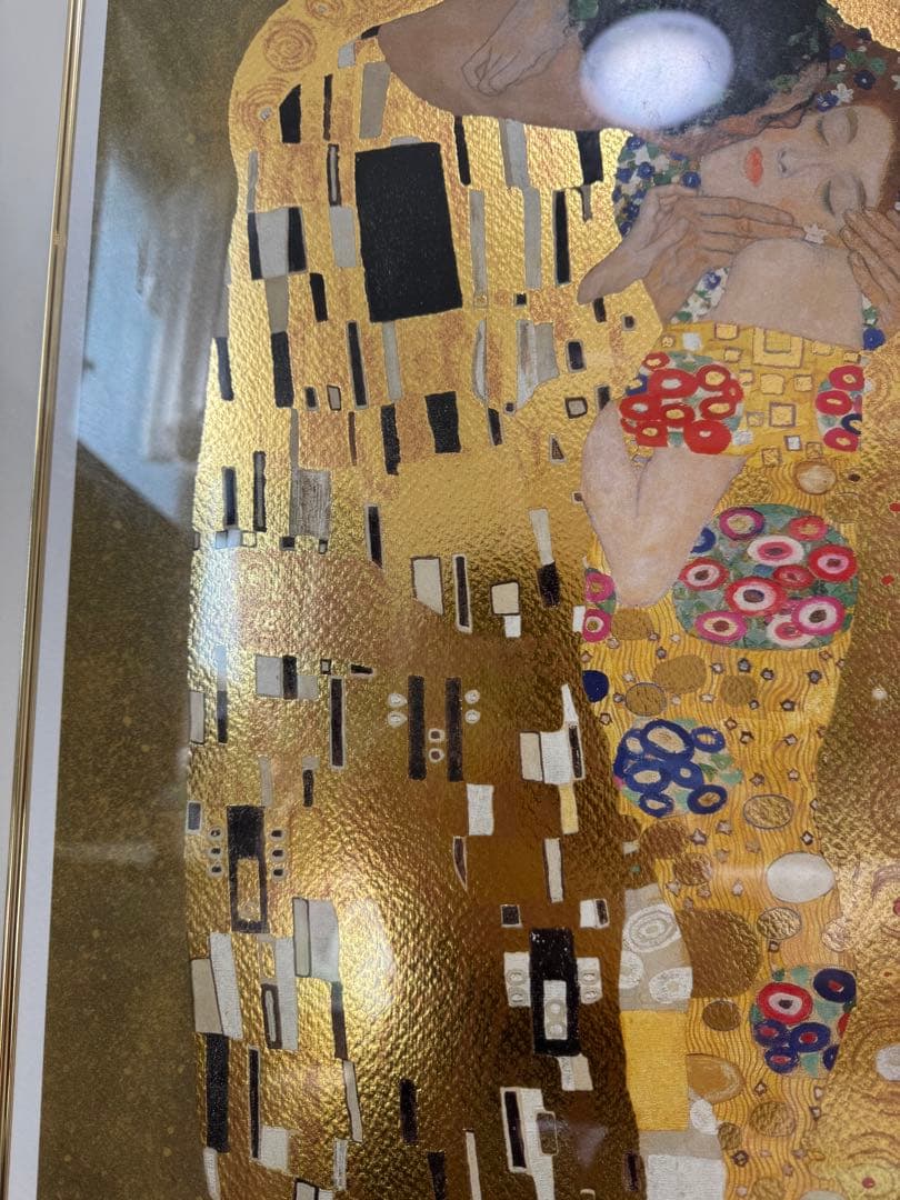 クリムト　グスタフ・クリムト　接吻 インテリア　絵画