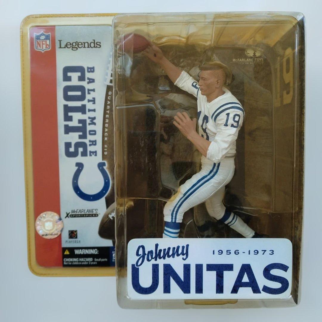 (バリアント/未開封品)マクファーレンNFL ジョニー・ユナイタス 2体セット