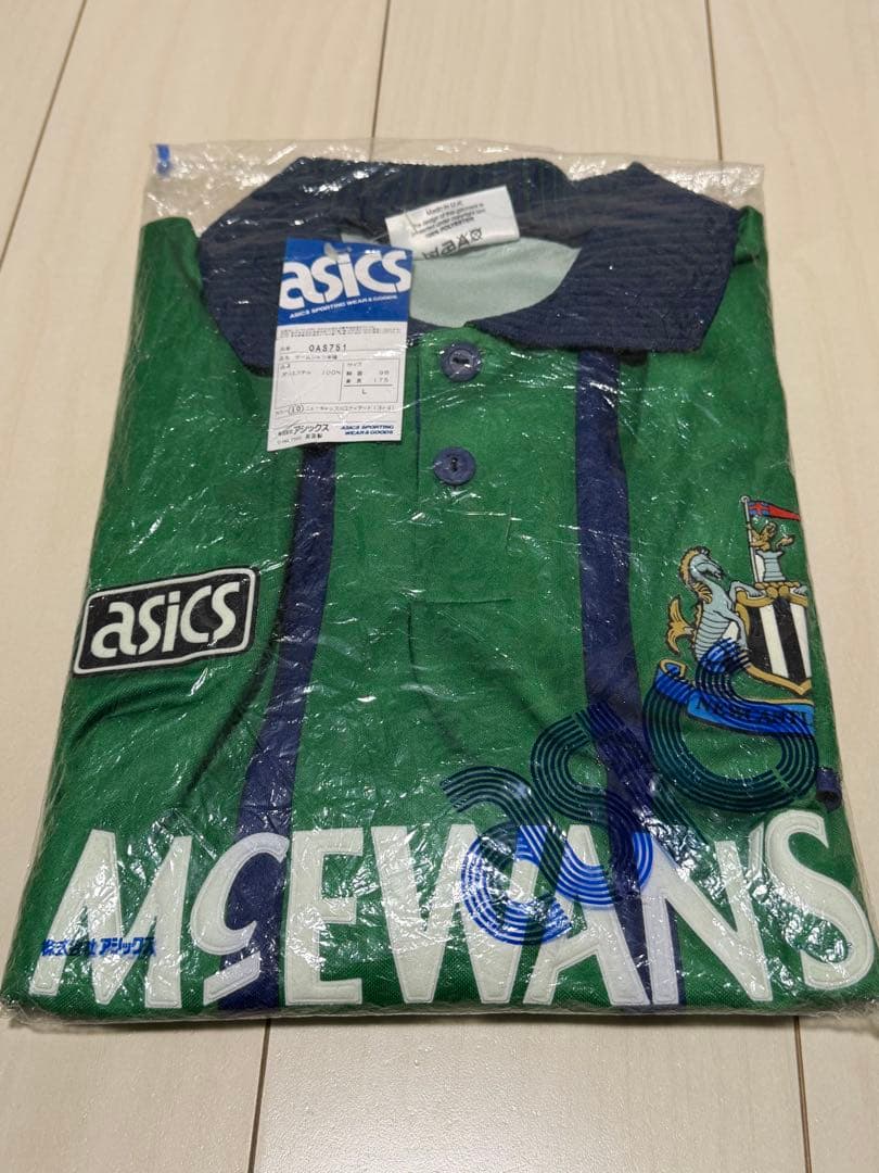 アシックス　ニューカッスル　93 94 95 3rd ユニフォーム　タグ付未使用