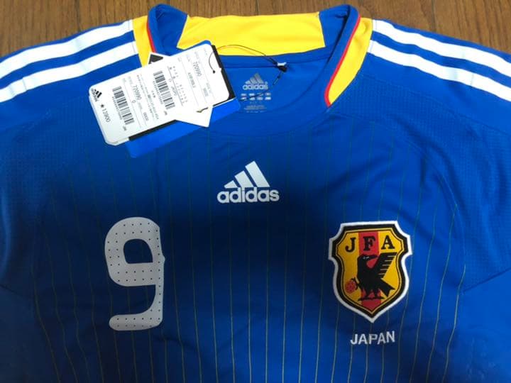 日本代表 岡崎慎司 オーセンティック ユニフォーム 北京五輪 adidas