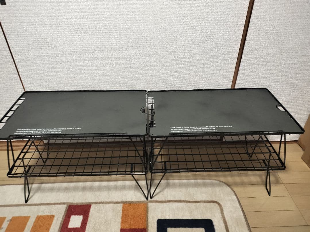 M*u様 ユニフレーム フィールドラック×4 CAMP GEEKS 天板×2