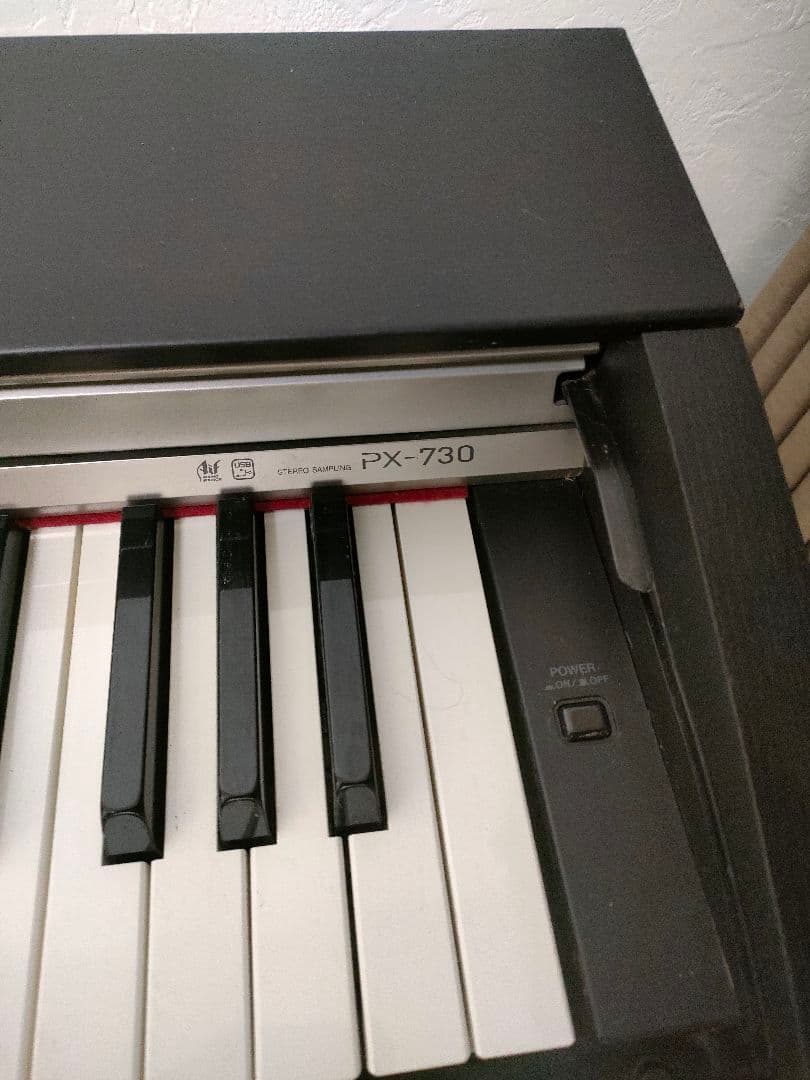 カシオ　電子ピアノ　PX-730 2009年製 取扱説明書付