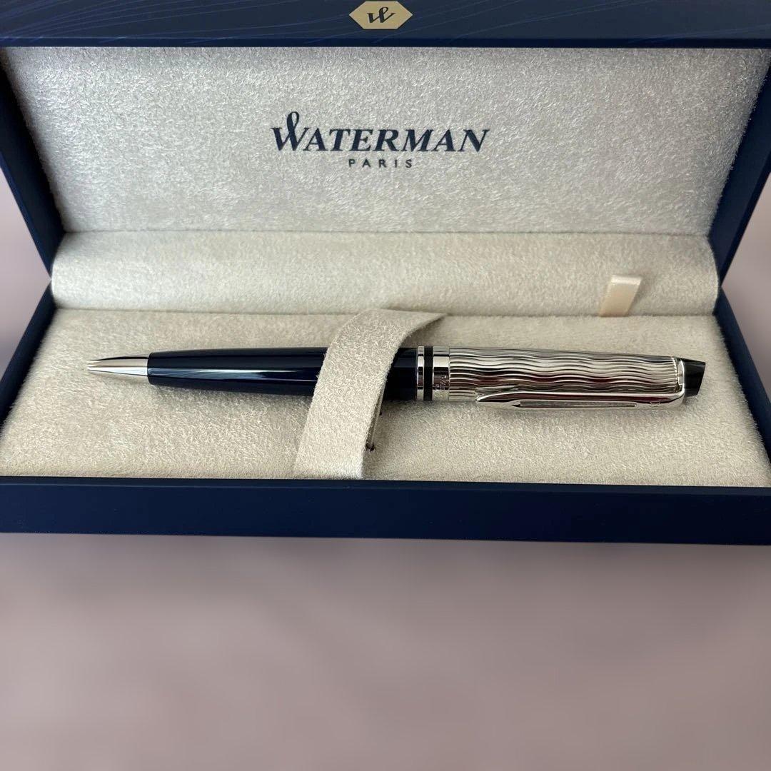 WATERMAN ボールペン シルバー/ブルー