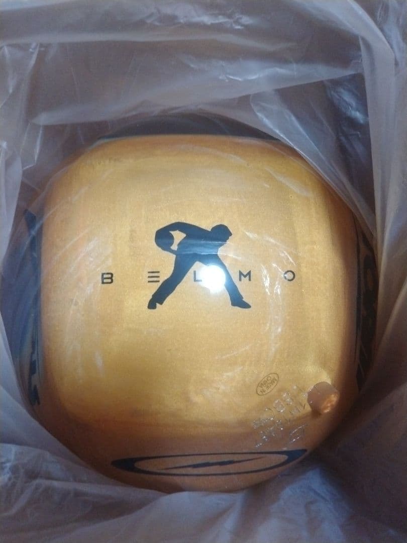 【新品】クリア・ストーム・ゴールド・ベルモ　15ポンド　スペアボール