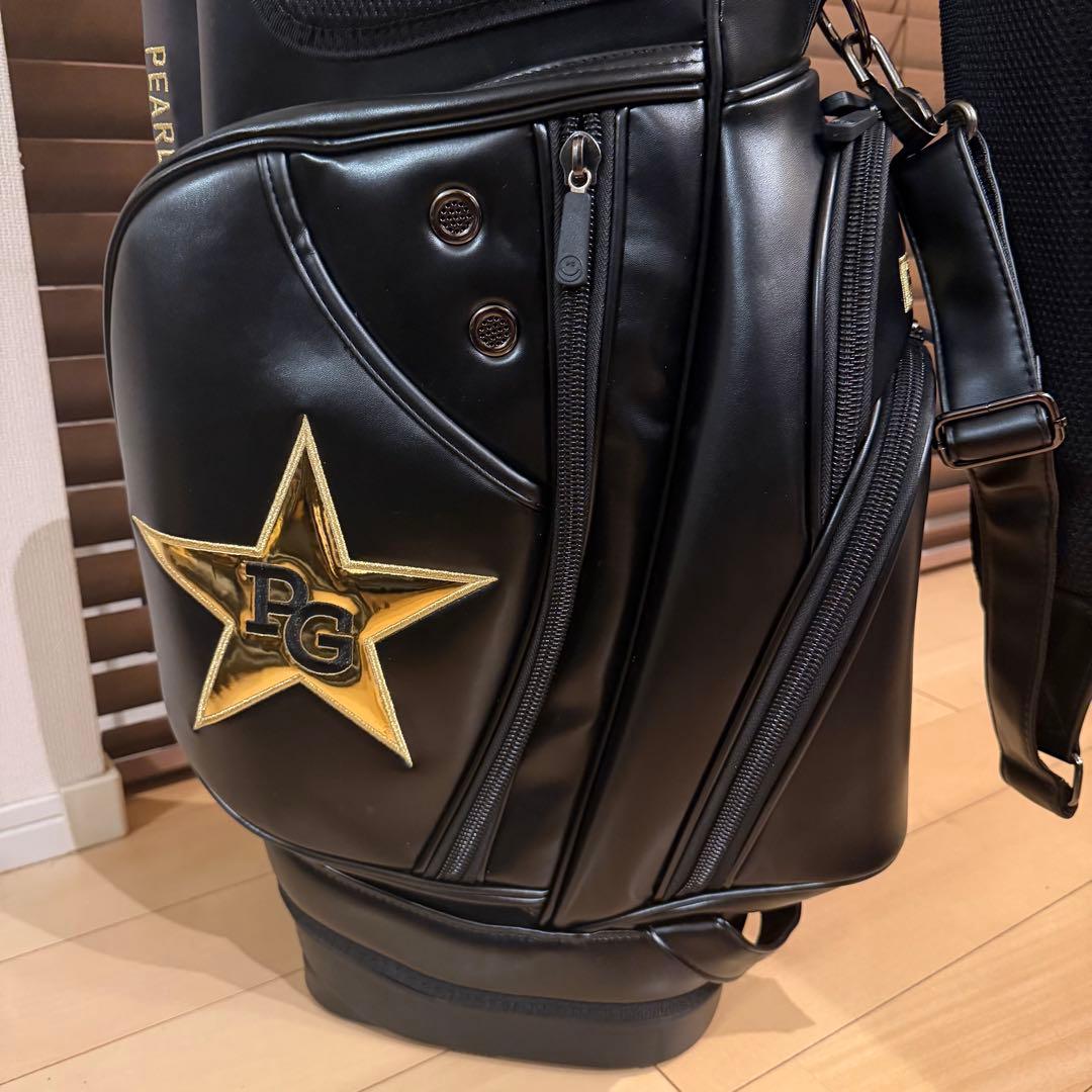 【即発送】PEARLY GATESパーリーゲイツ キャディバッグ ゴルフ 黒金