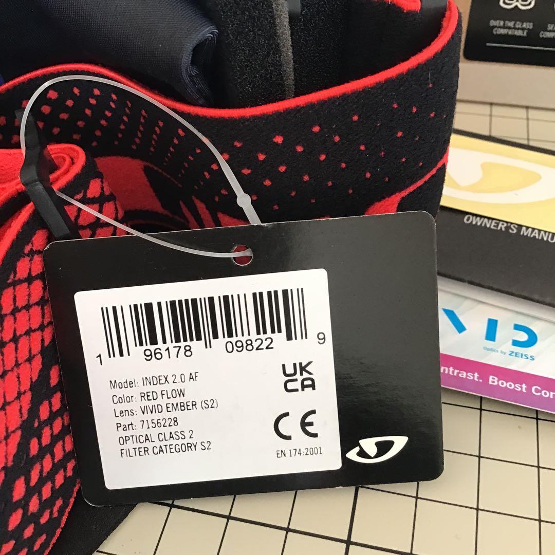 ジロ GIRO INDEX 2.0 AFインデックス 2.0 ゴーグル