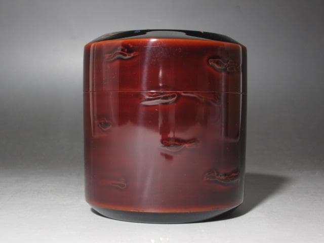 ★　中村宗哲　桜川蒔絵　雪吹　遠州流　12世　小堀宗慶花押がございます★x560