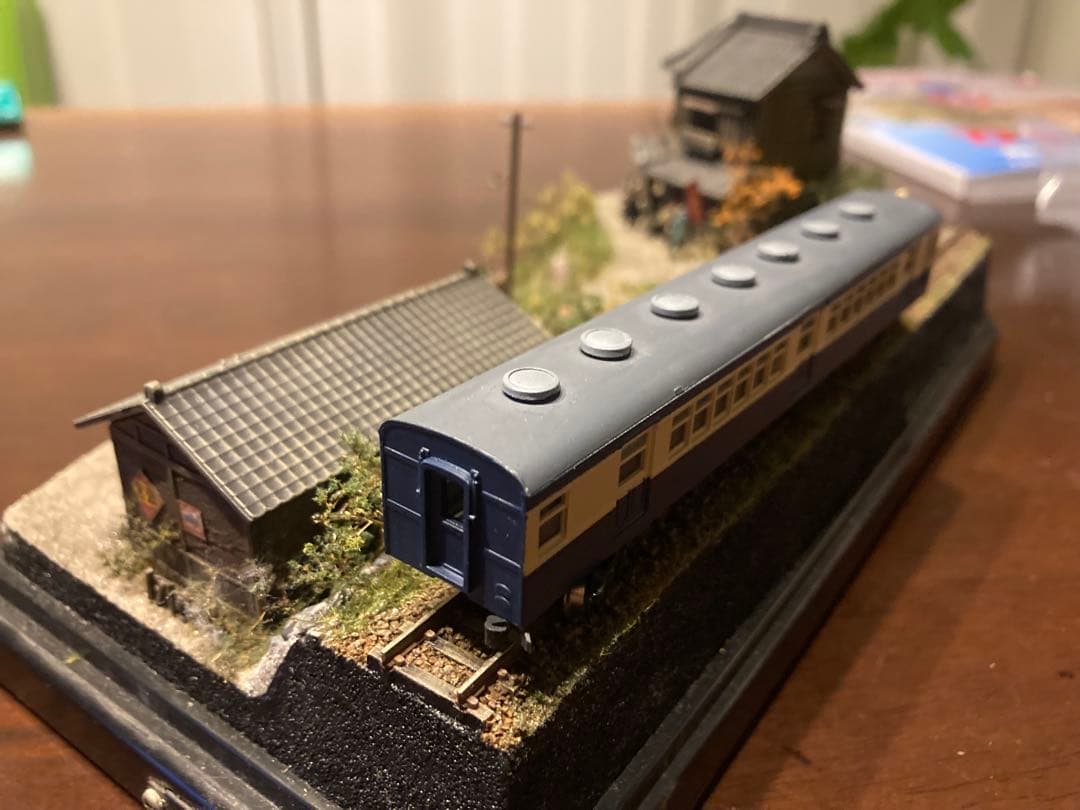 ジオラマ　日本の原風景　昭和　Nゲージライトアップ/TOMYテック、ミニチュア