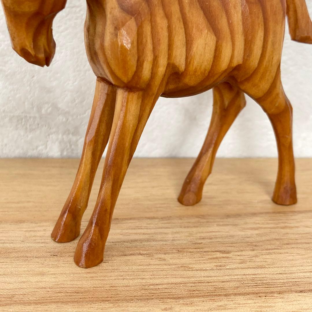 馬　木製　置物　人形　午年　ドイツ　ヴィンテージ