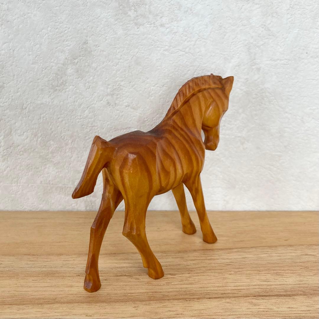 馬　木製　置物　人形　午年　ドイツ　ヴィンテージ