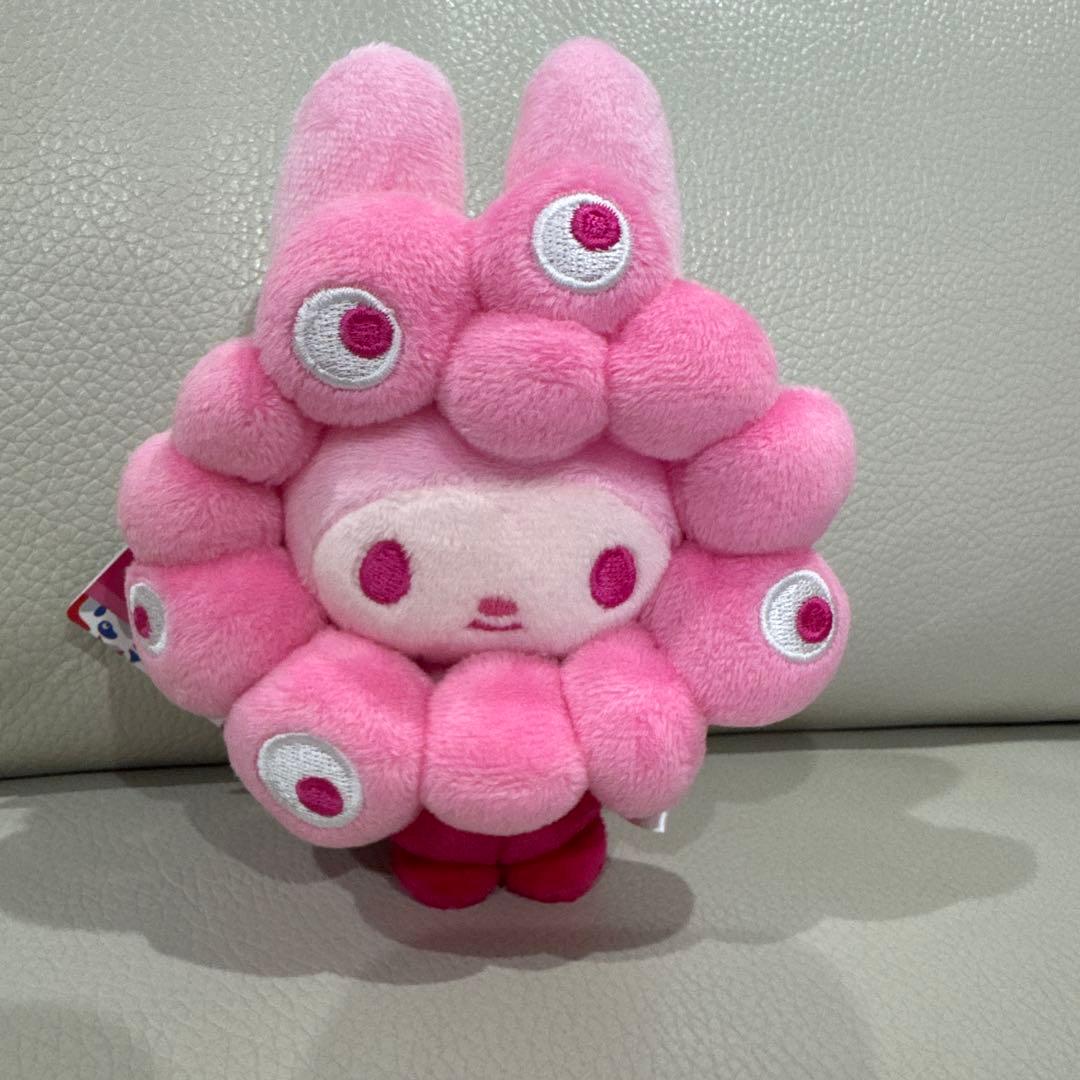 サンリオ ミャクミャクなりきりぬいぐるみ BC 推しカラー　カラビナ マイメロ