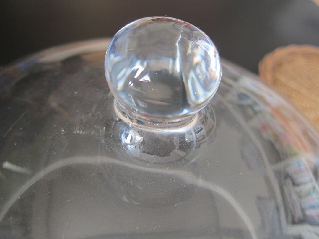 大きなガラスドーム　ケーキドーム？　直径約25cm