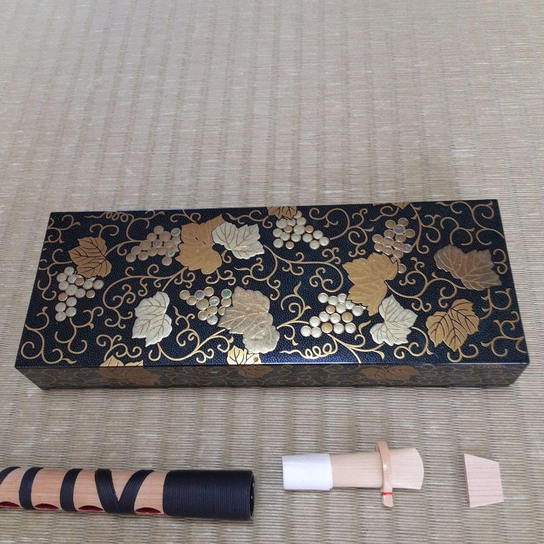 雅楽　篳篥　籐巻き　リード、ケース付き