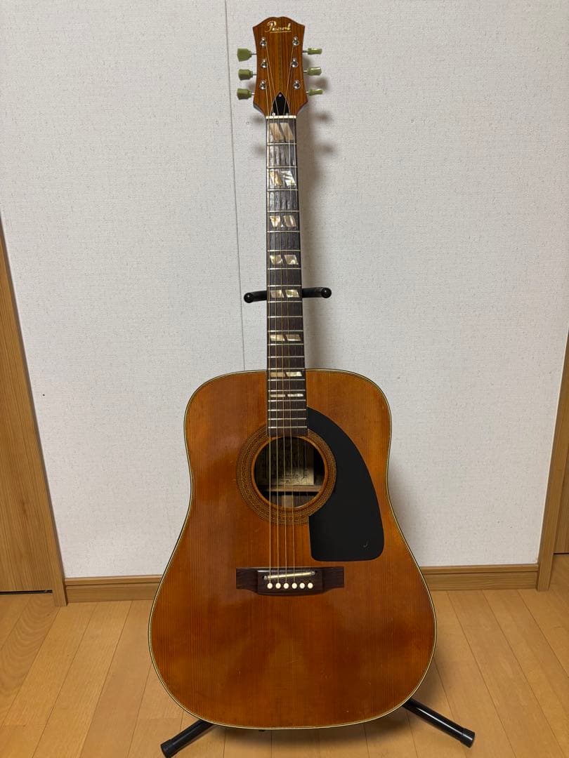レア！Pearl パールPF-771ジャパンヴィンテージアコギ ADJサドル