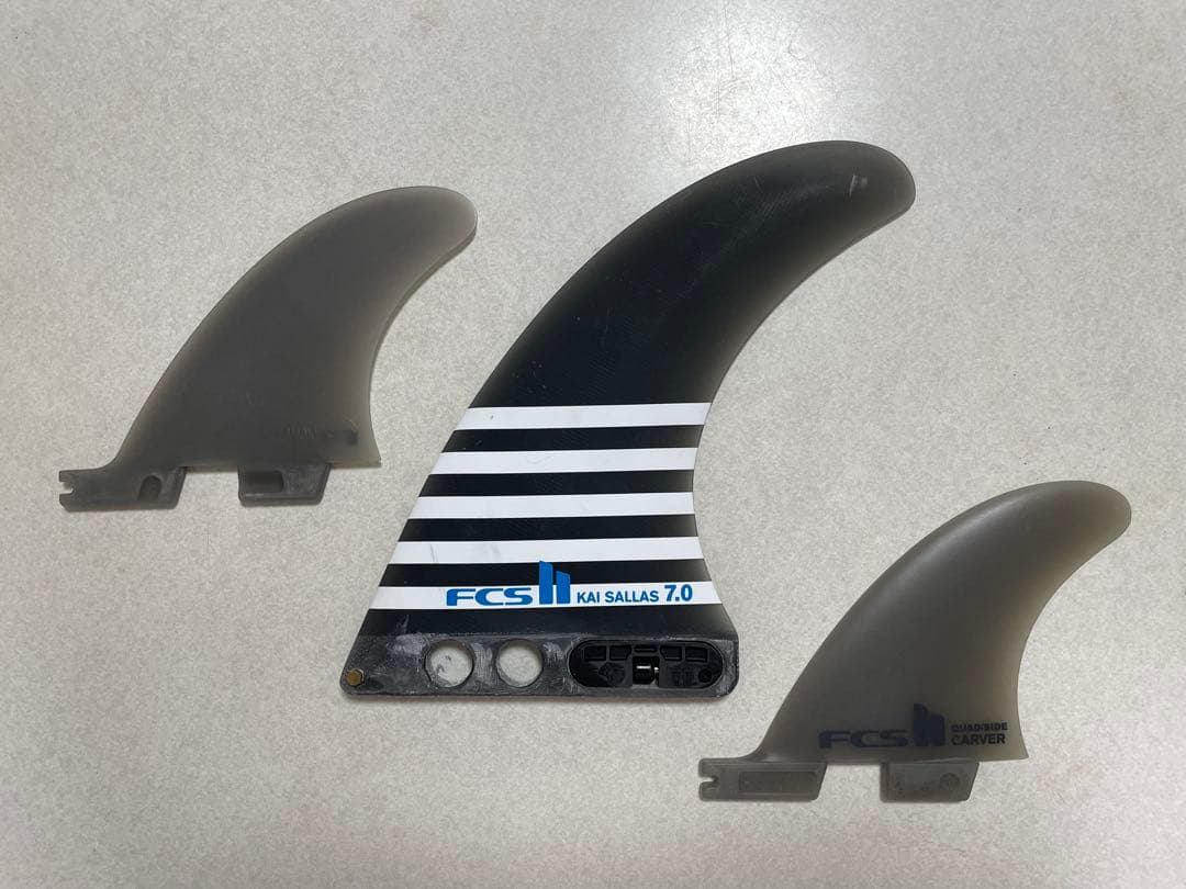 FCS2 カイサラス フィン　シングル+サイドバイト3枚セット
