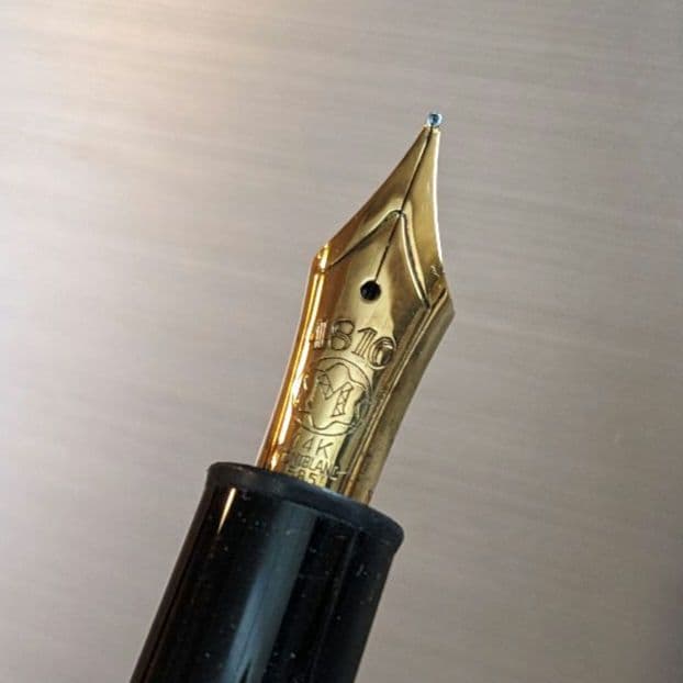 美品 モンブラン マイスターシュテュック 146 14C 全金 中字万年筆