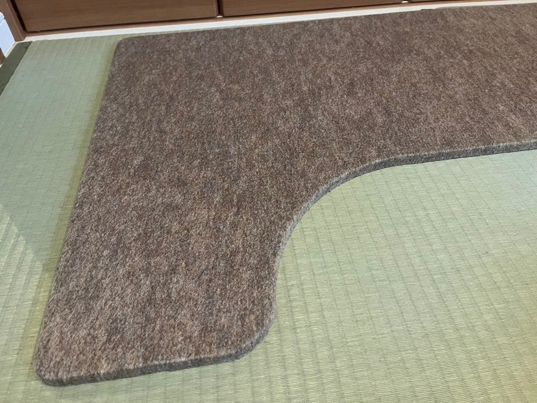 ピアノ用 床補強ボード【大きめサイズ161cm×65cm】ブラウン