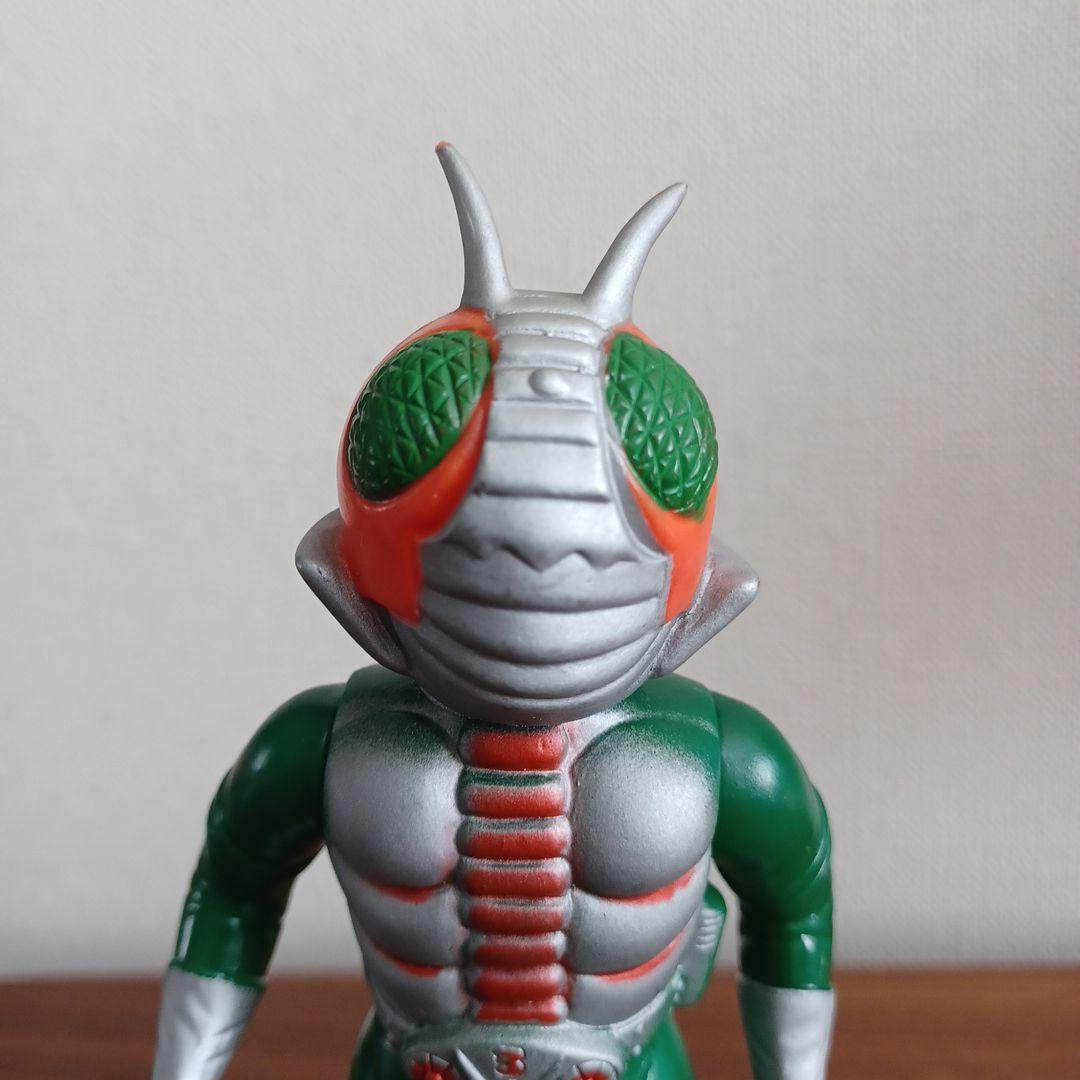 当時物　ポピー製石森プロ　仮面ライダーV3　超希少ソフビフィギュア