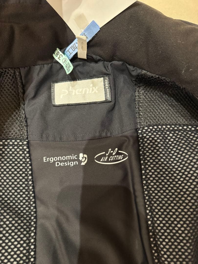 phenix ブラック スキーウェアセット