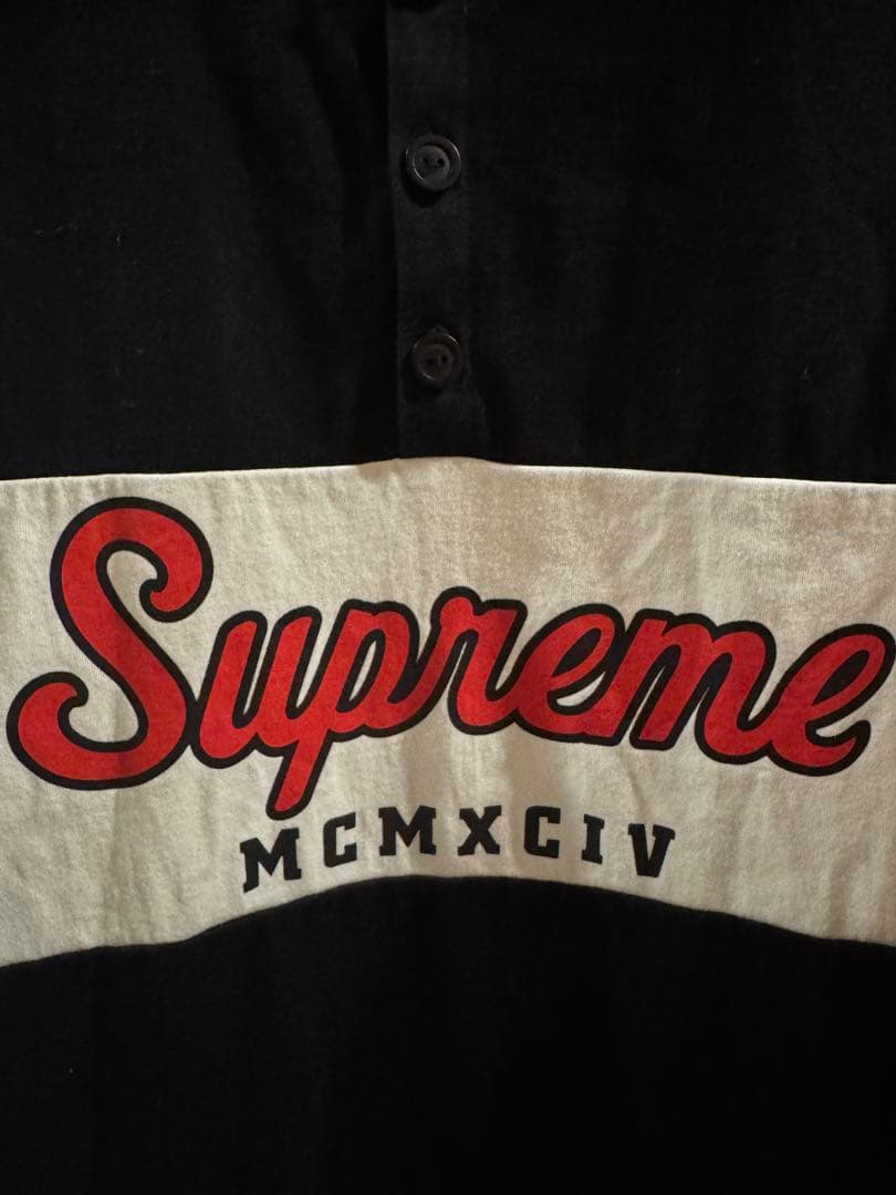 Supreme ストライプ　ラガーシャツ