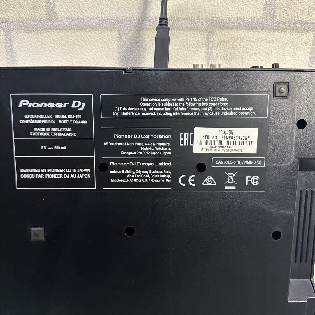 Pioneer DDJ-400 rekordbox対応 2ch コントローラー