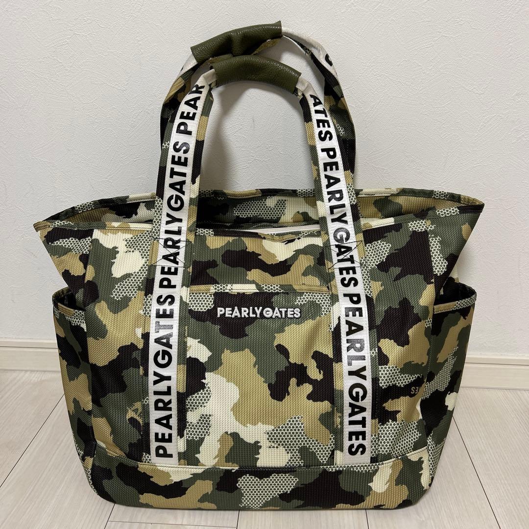 PEARLY GATES 迷彩柄ボストンバッグ