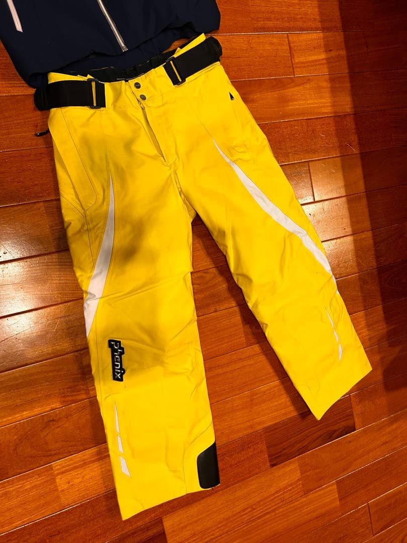 値下げ交渉OK Phenix スキーウェア ネイビー/イエロー