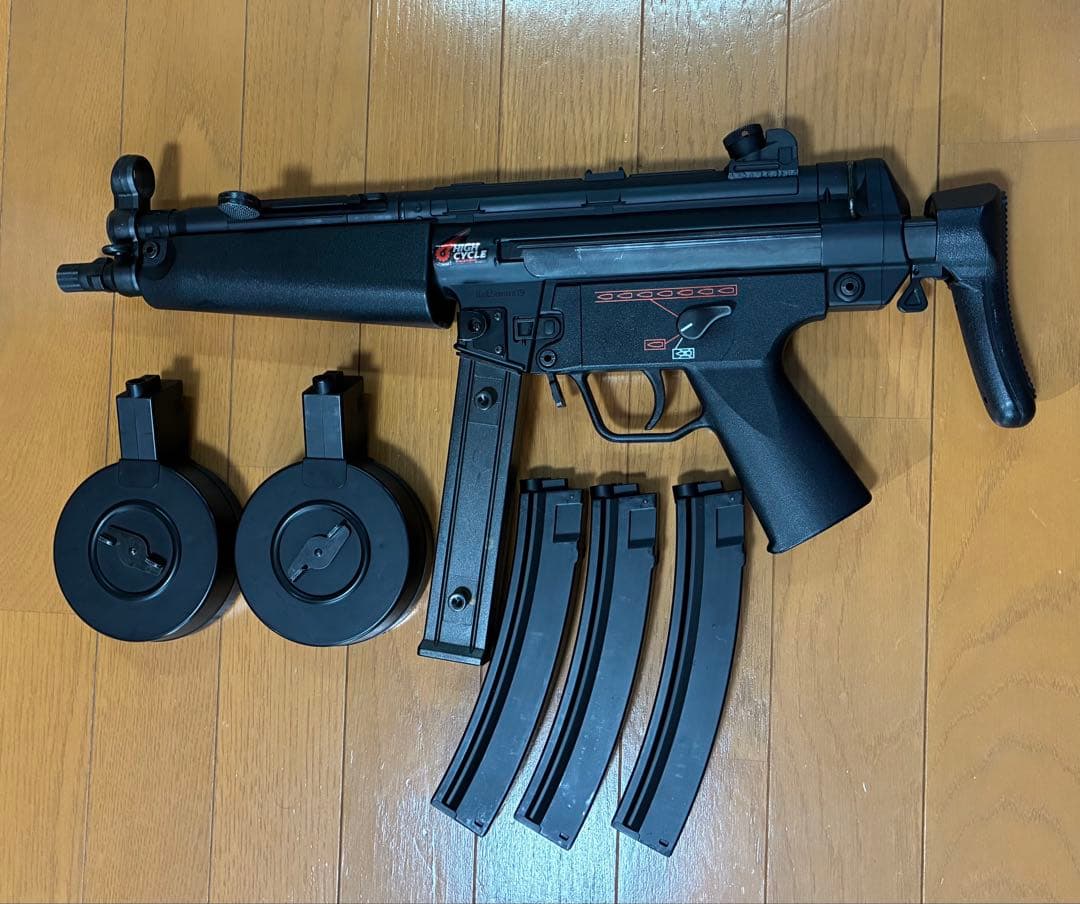 東京マルイ　ハイサイクル電動ガン　MP5HC マガジン多数付属