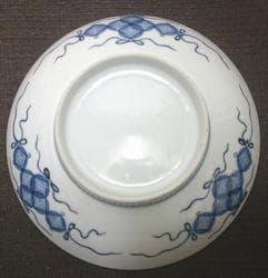 インテリア！【鍋島皿　花鳥文色絵皿　観賞　骨董木箱・ｋ42 】陶磁器 鉢丼　収集